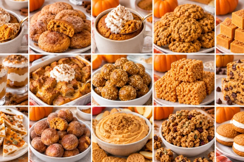 15 Easy Pumpkin Desserts Without a Cake Mix