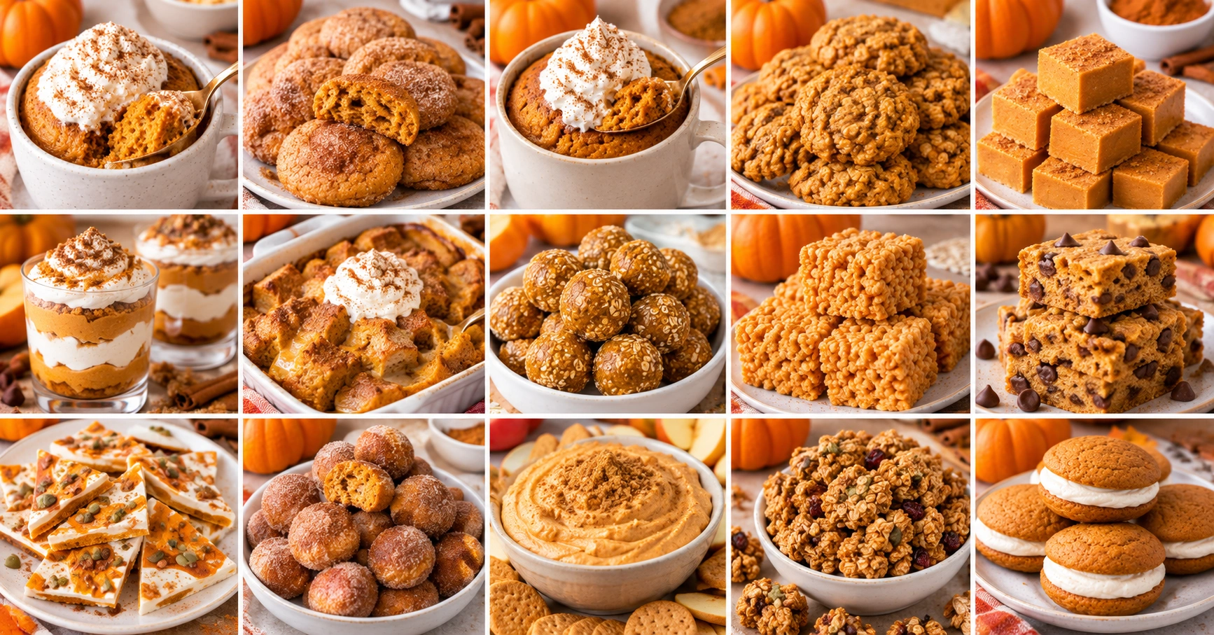 15 Easy Pumpkin Desserts Without a Cake Mix
