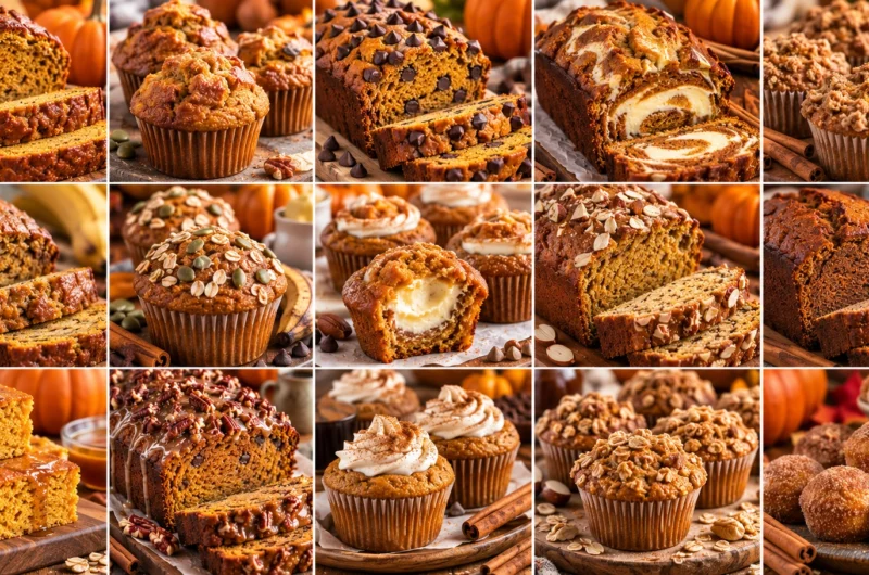 20 Easy Pumpkin Bread and Muffin Recipes