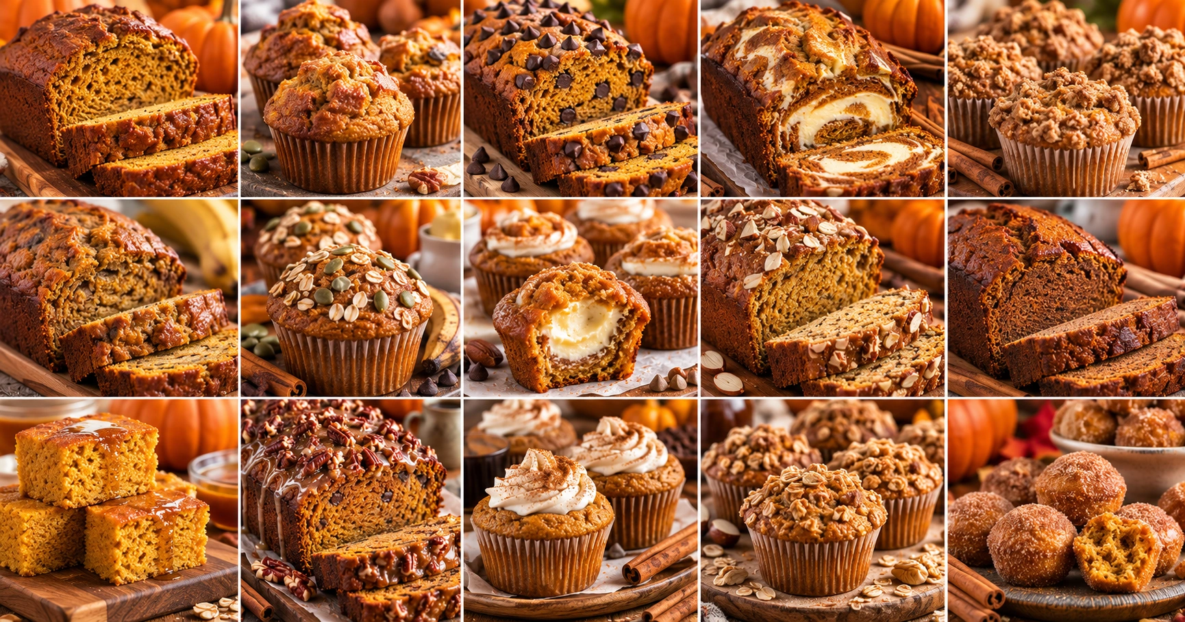 20 Easy Pumpkin Bread and Muffin Recipes