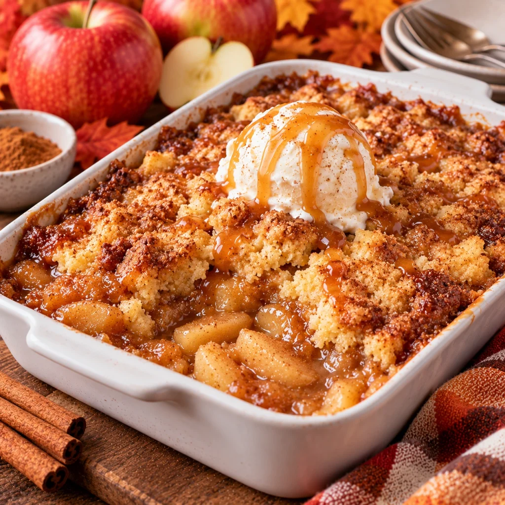 3-Ingredient Apple Dump Cake