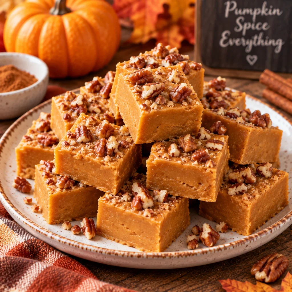 3-Ingredient Pumpkin Fudge
