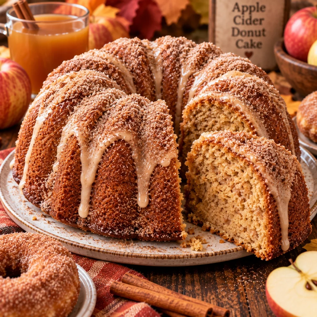 Apple Cider Donut Cake