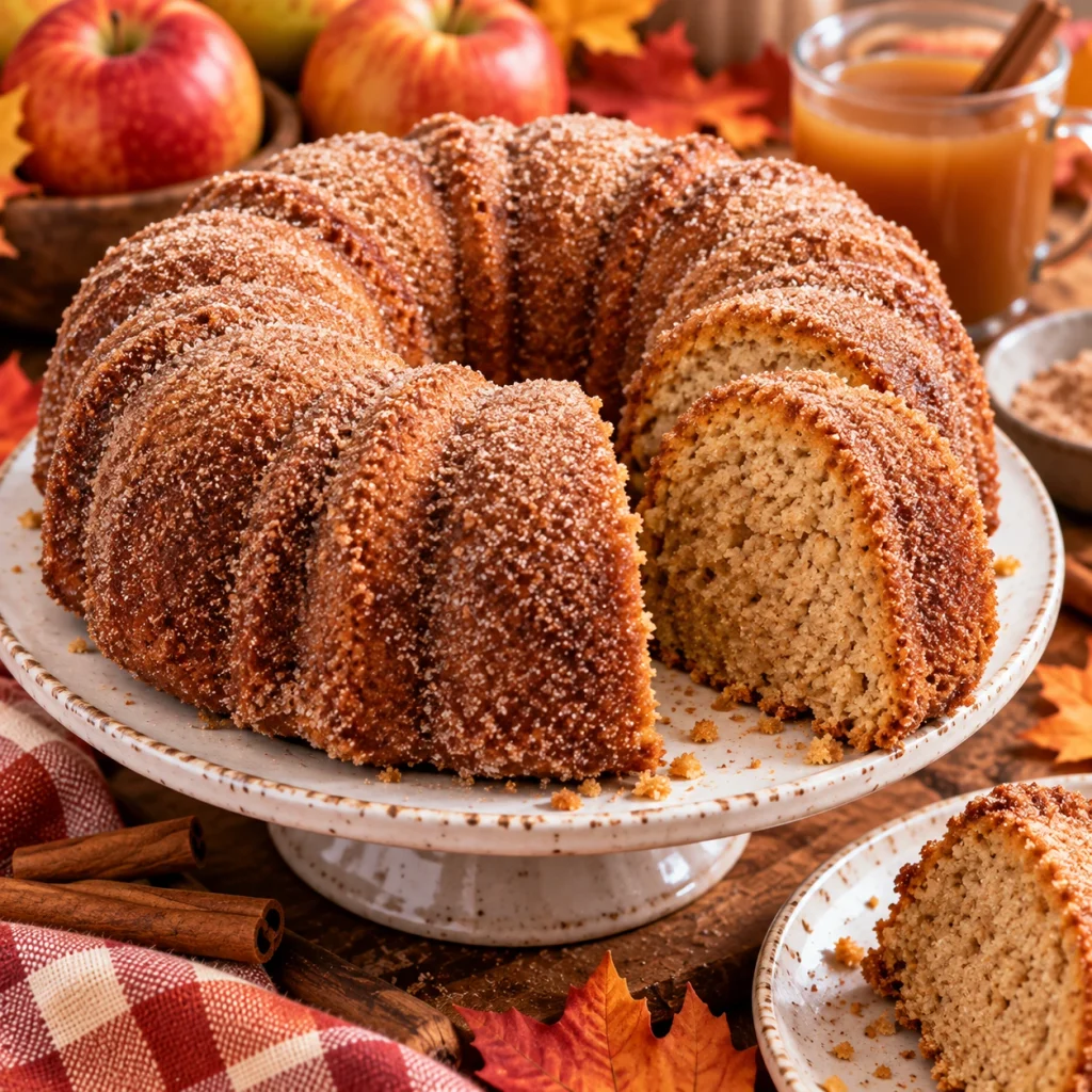 Apple Cider Donut Cake