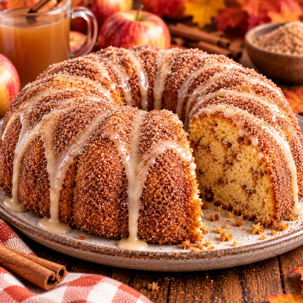 Apple Cider Donut Cake