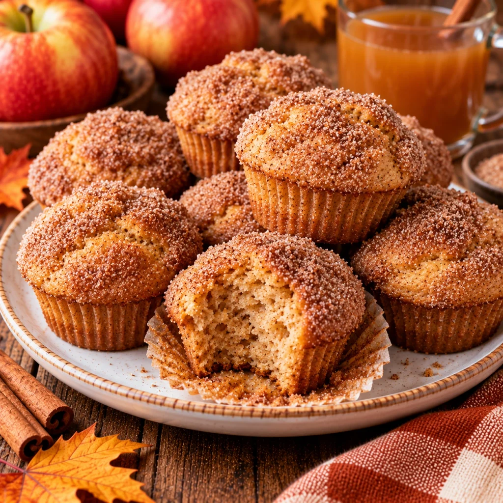 Apple Cider Donut Muffins
