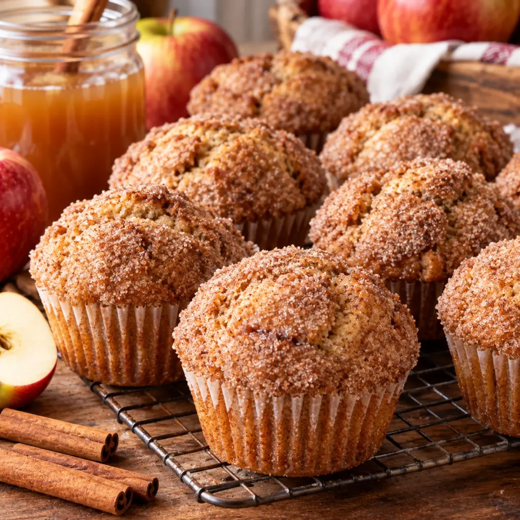 Apple Cider Donut Muffins