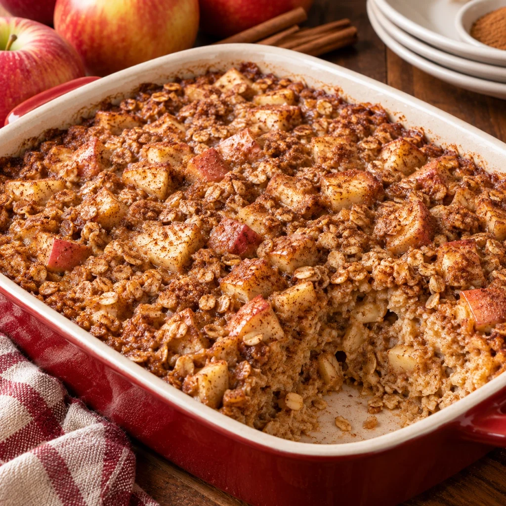 Apple Cinnamon Baked Oatmeal