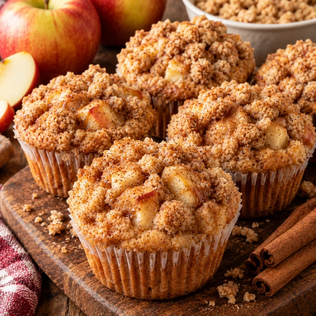 Apple Crumb Muffins