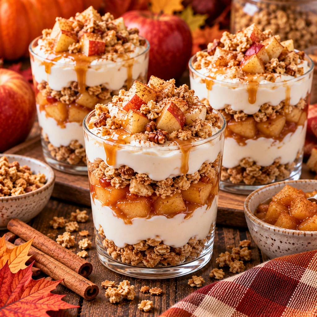 Apple Pie Yogurt Parfaits