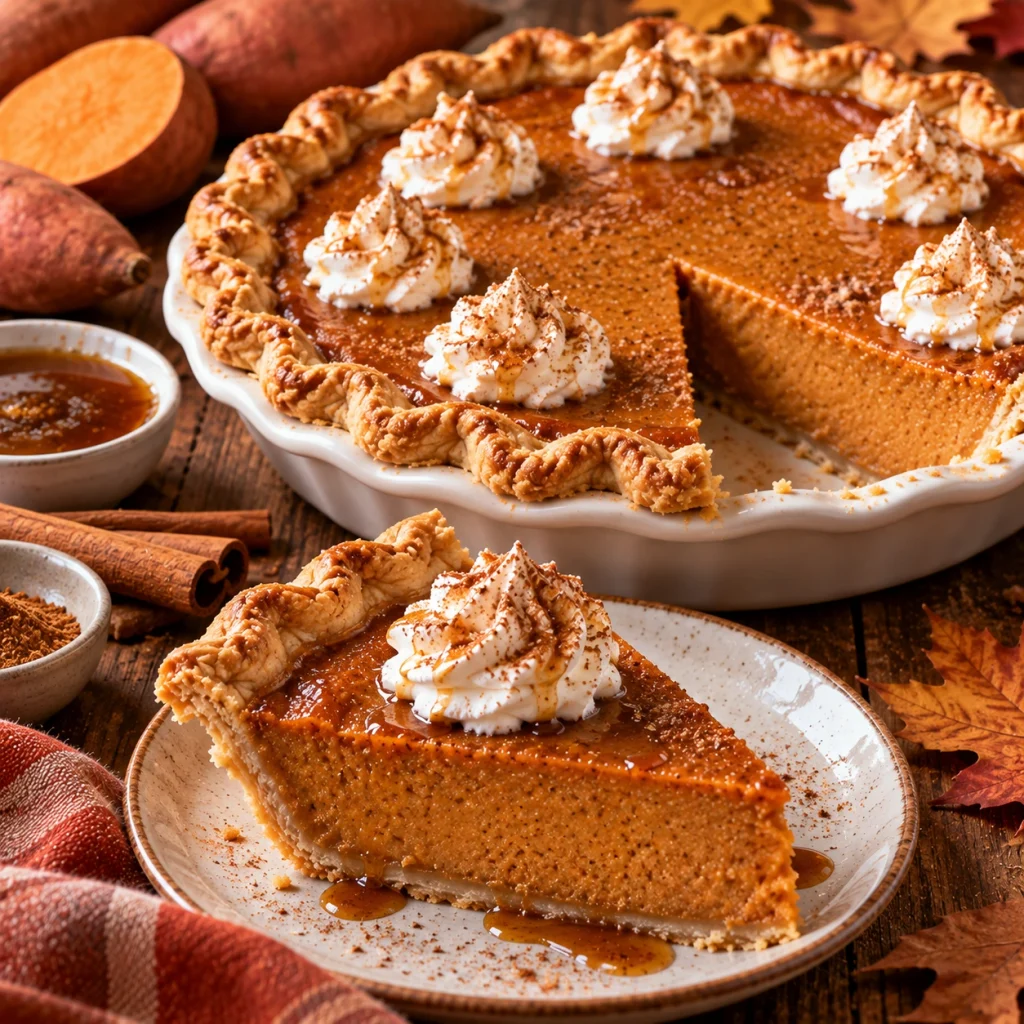 Brown Butter Sweet Potato Pie