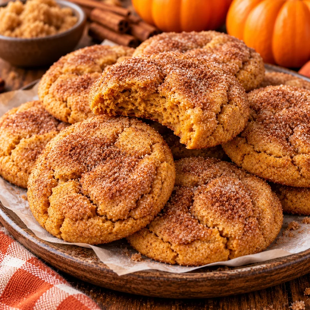 Brown Sugar Pumpkin Snickerdoodles
