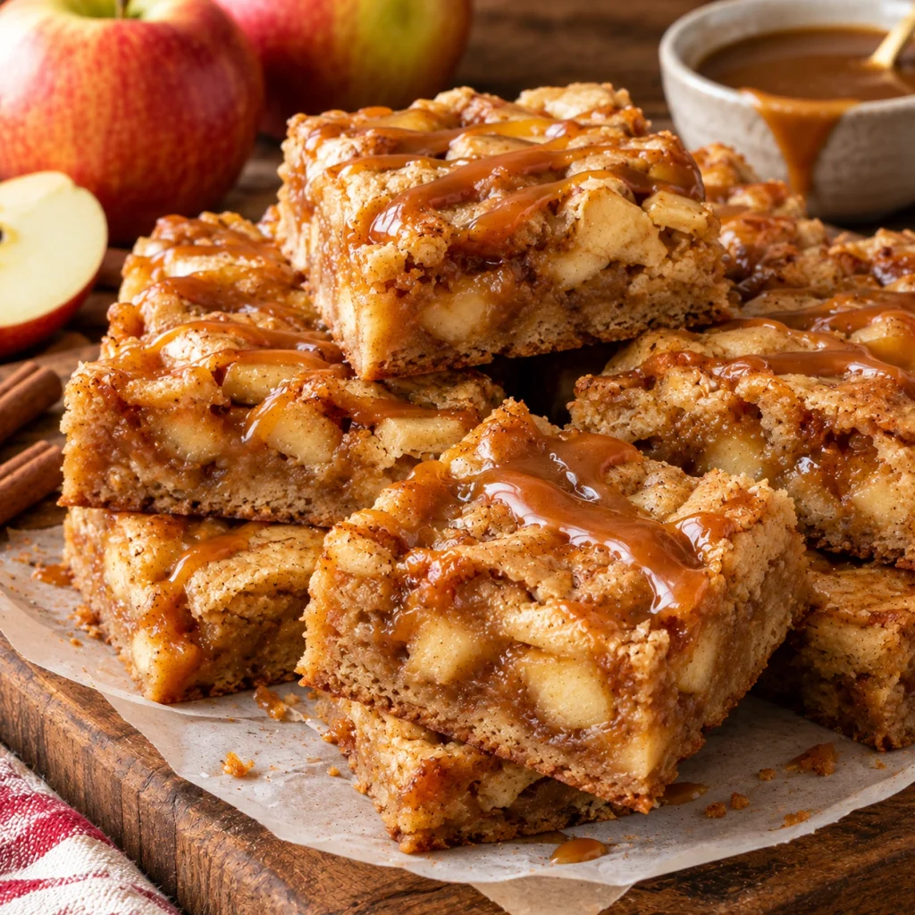 Caramel Apple Blondies