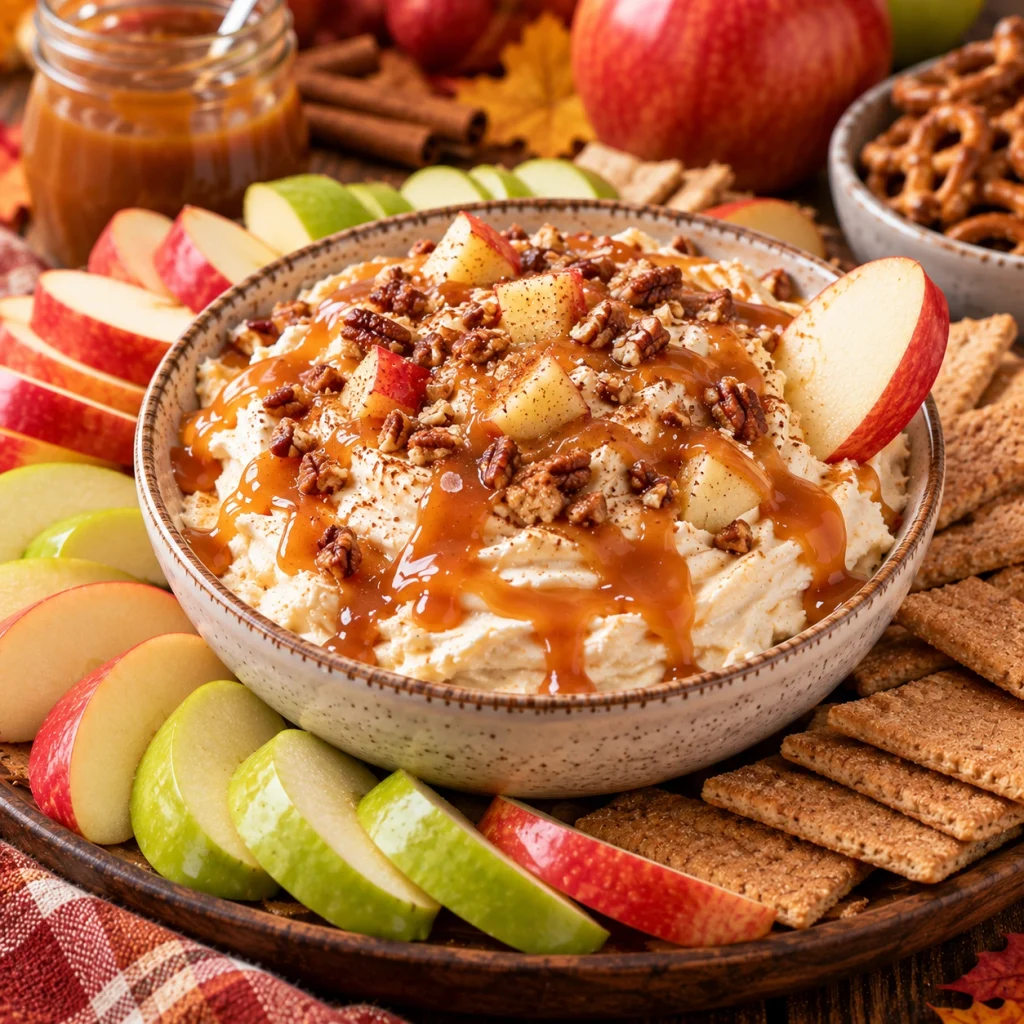 Caramel Apple Cheesecake Dip