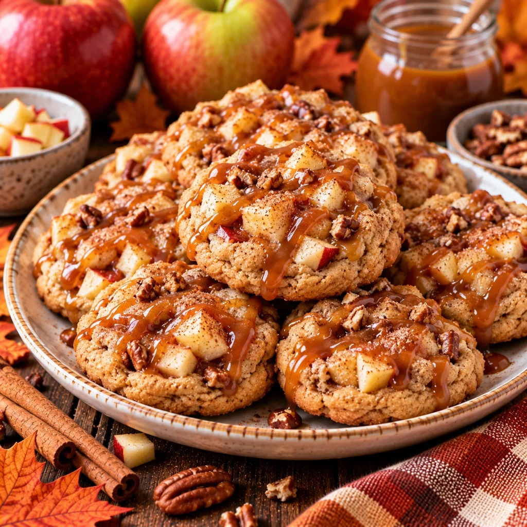 Caramel Apple Cookies
