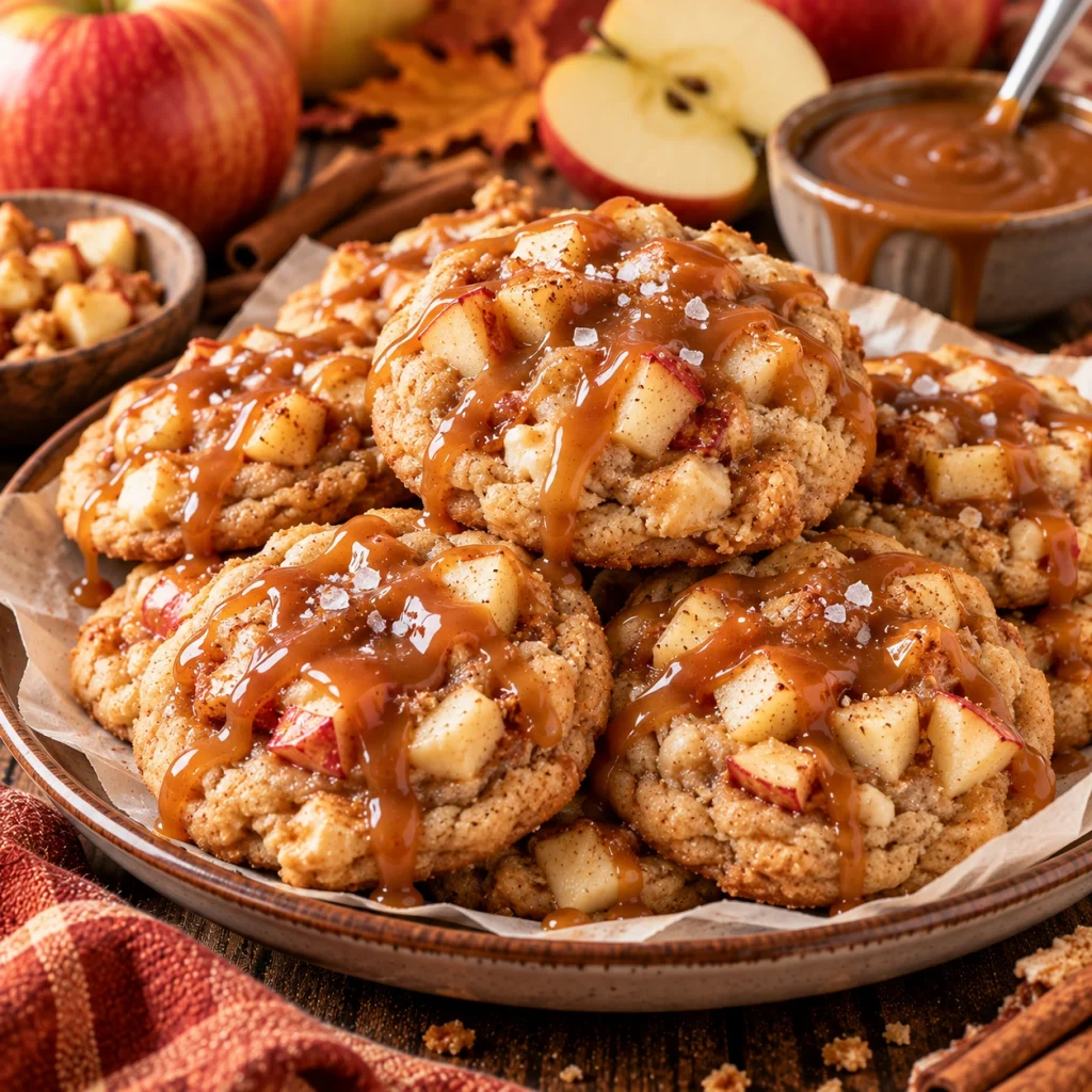 Caramel Apple Cookies