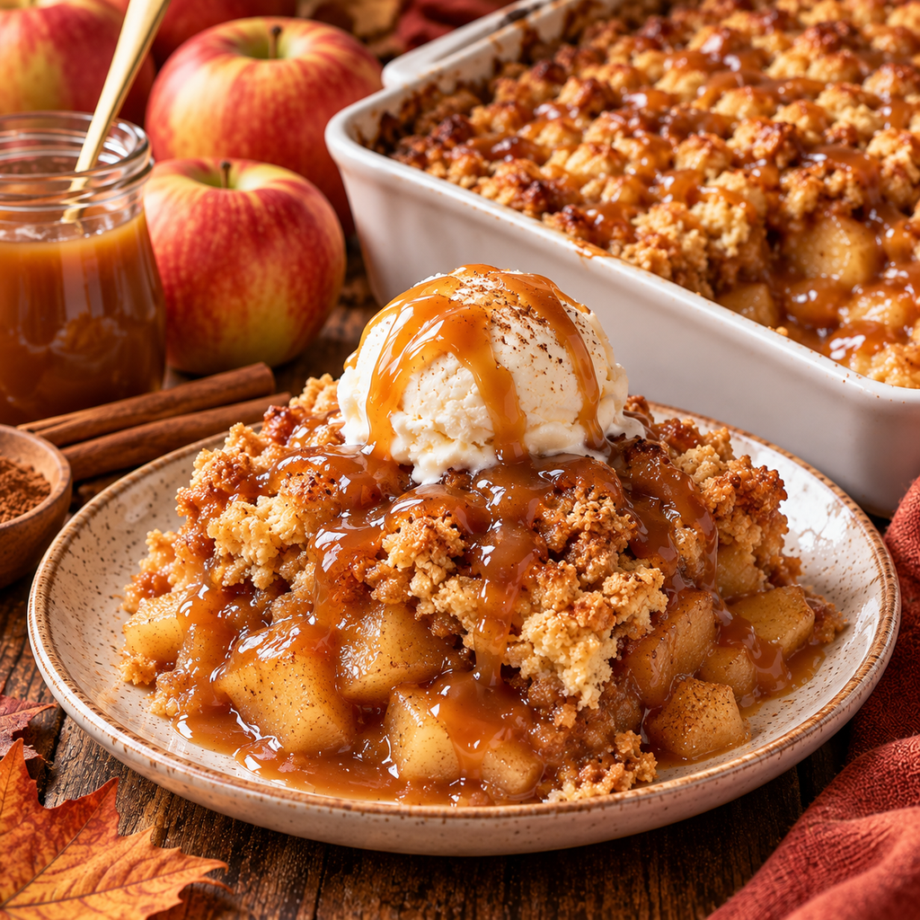 Caramel Apple Dump Cake