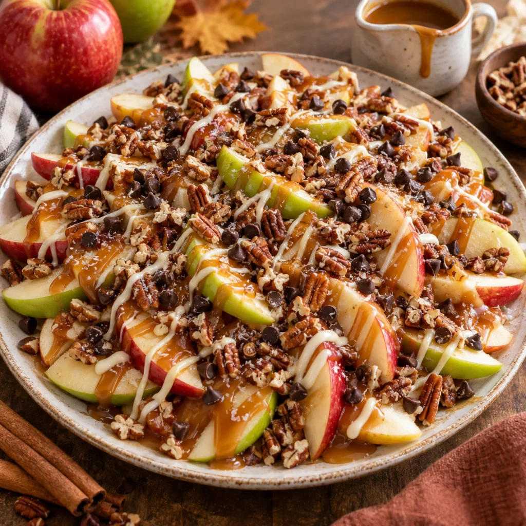 Caramel Apple Nachos