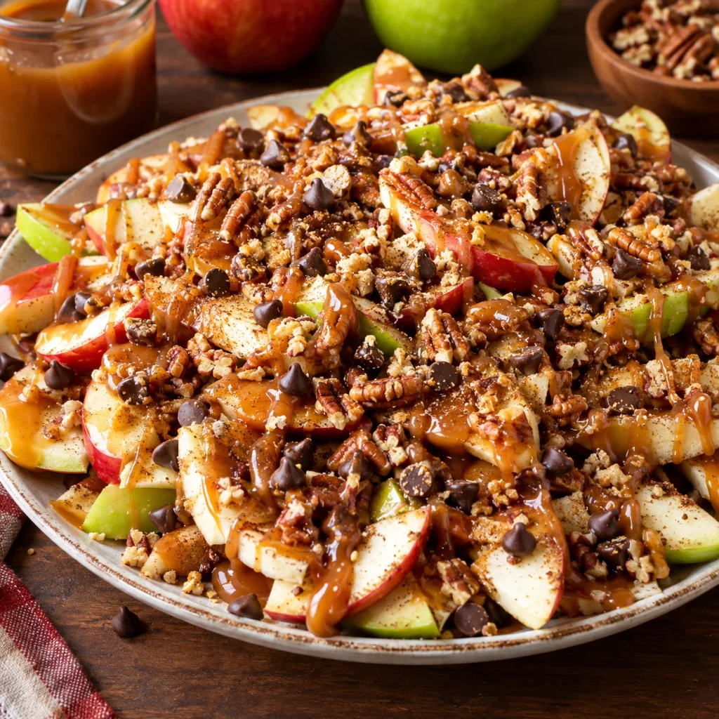 Caramel Apple Nachos