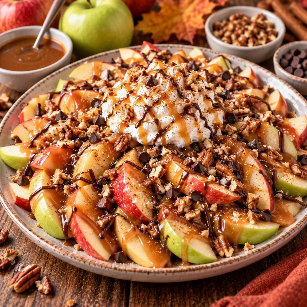 Caramel Apple Nachos