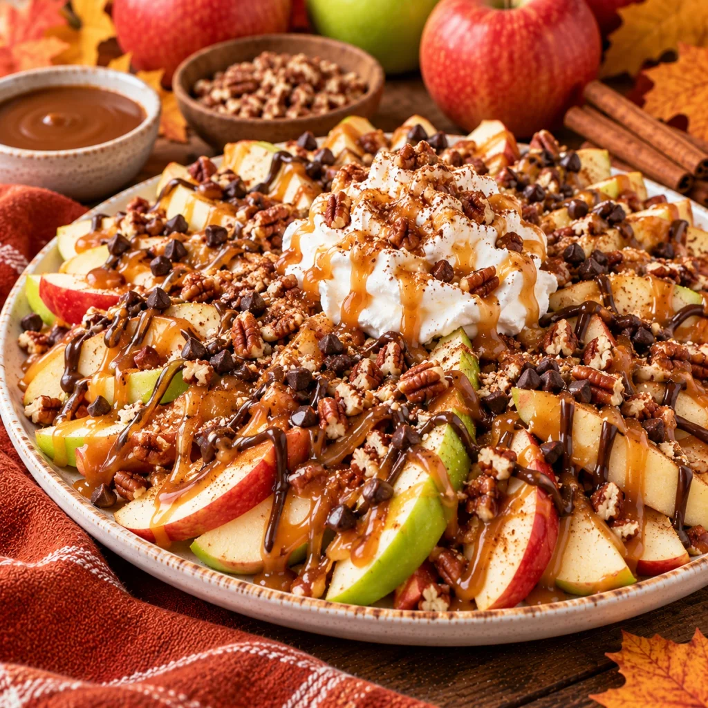 Caramel Apple Nachos