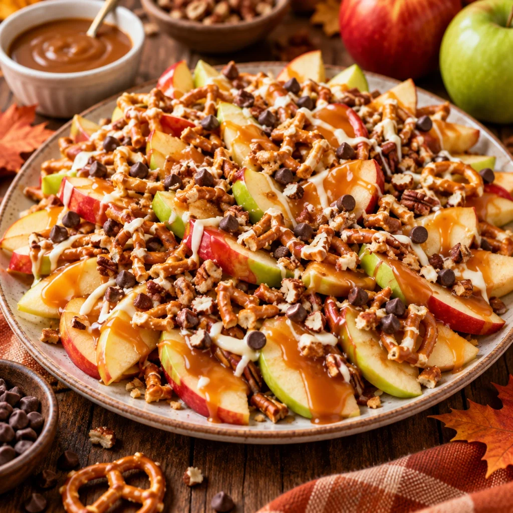 Caramel Apple Nachos