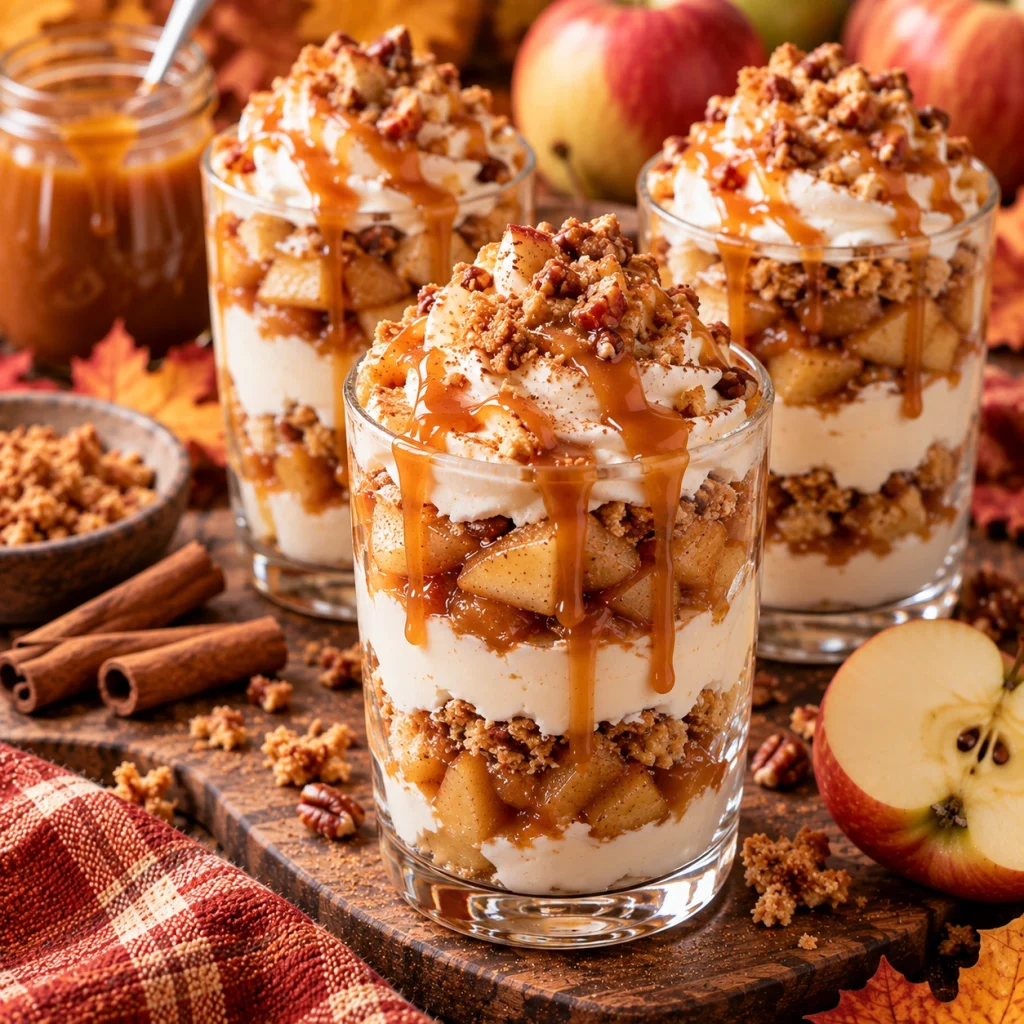 Caramel Apple Parfaits