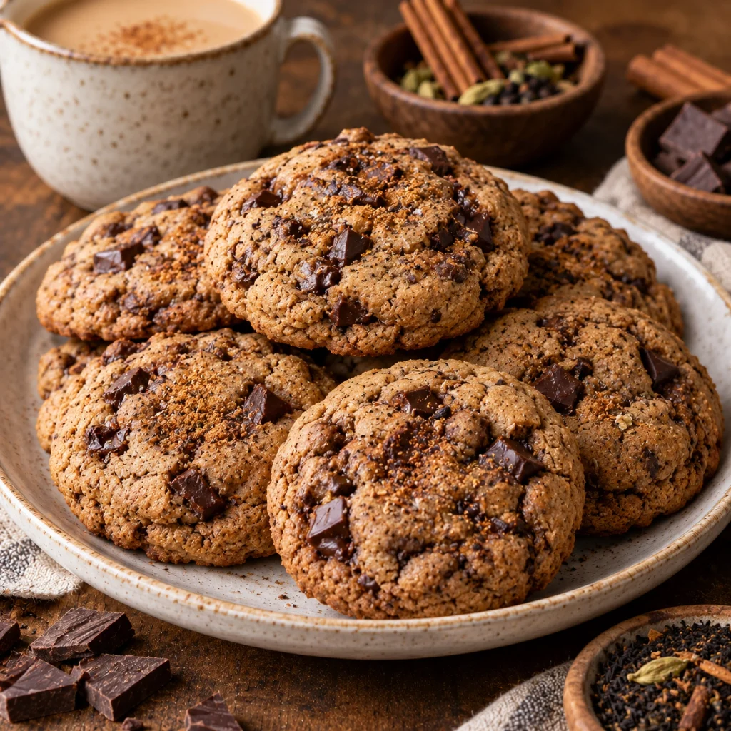 Chocolate Chai Cookies