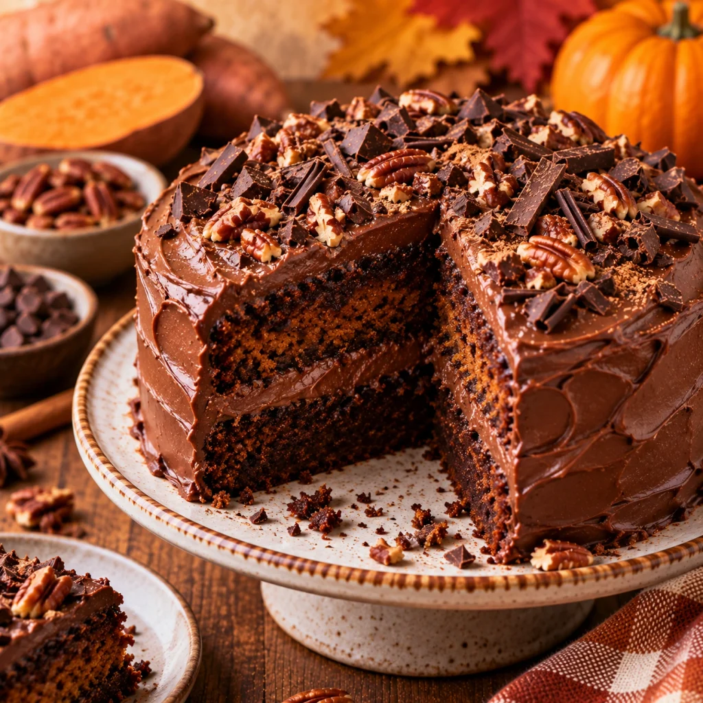 Chocolate Sweet Potato Cake