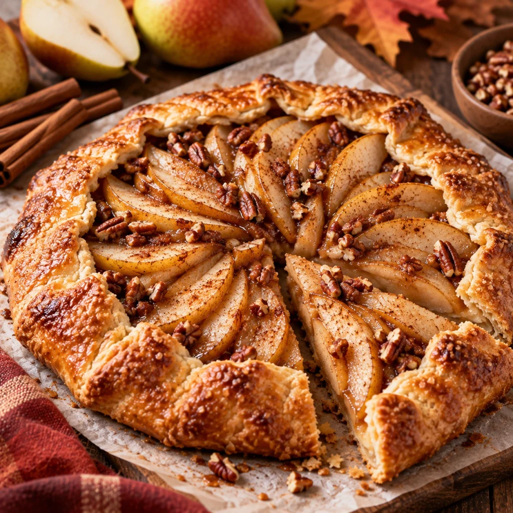 Cinnamon Pear Galette