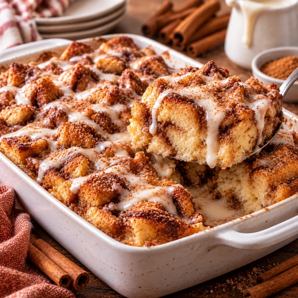 Cinnamon Roll Bread Pudding