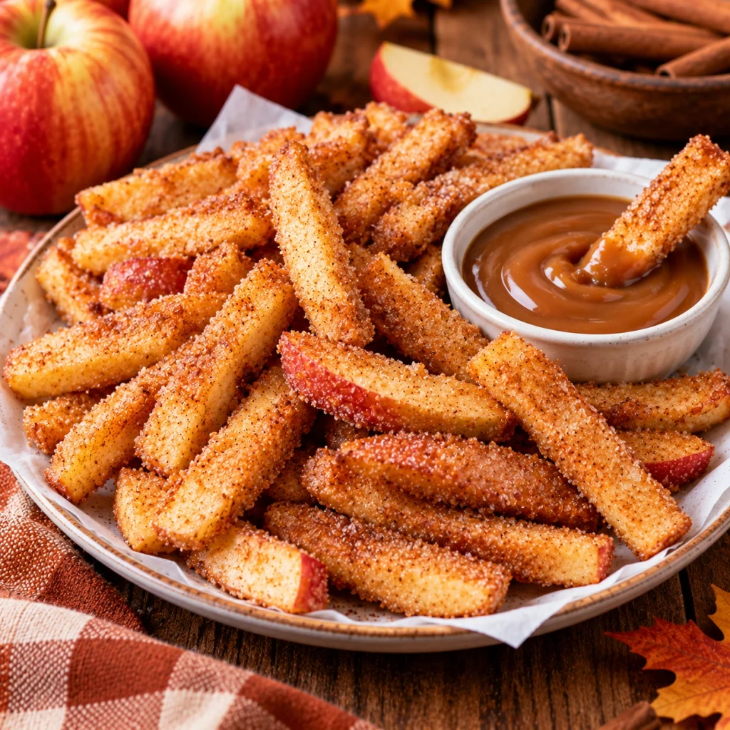 Cinnamon Sugar Apple Fries