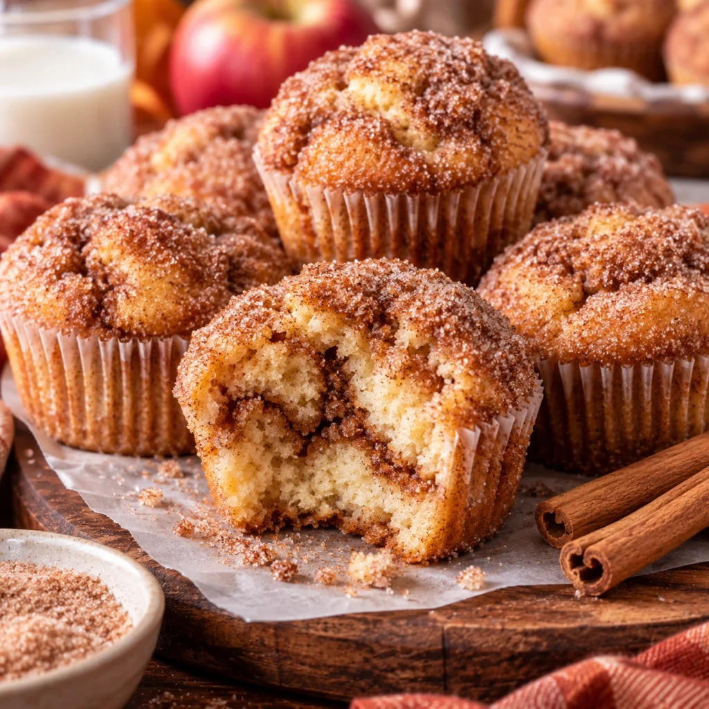 Cinnamon Sugar Donut Muffins
