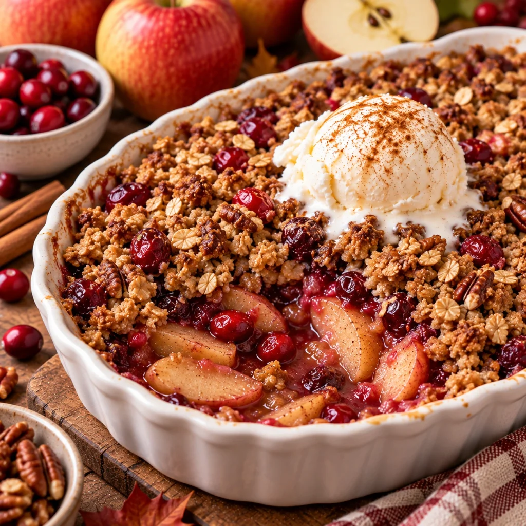 Cranberry Apple Crisp