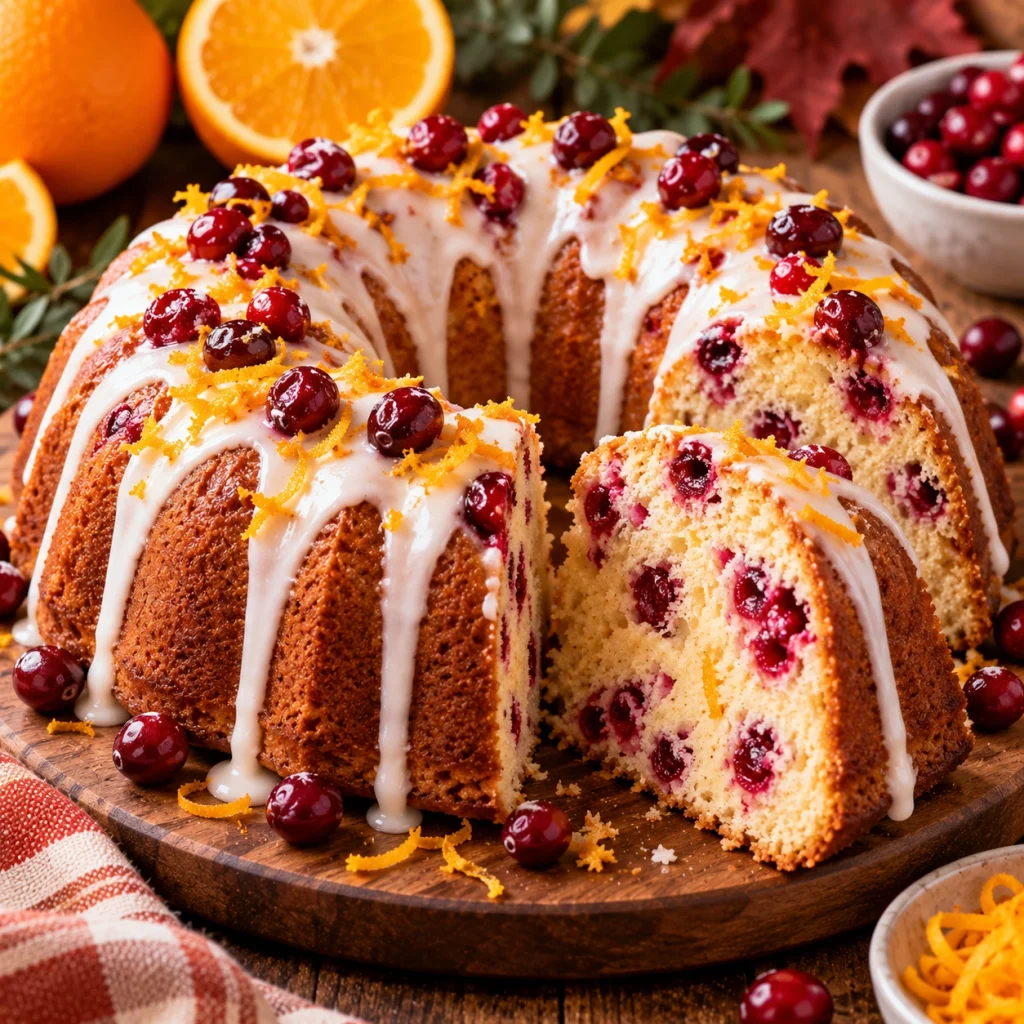 Cranberry Orange Bundt Cake