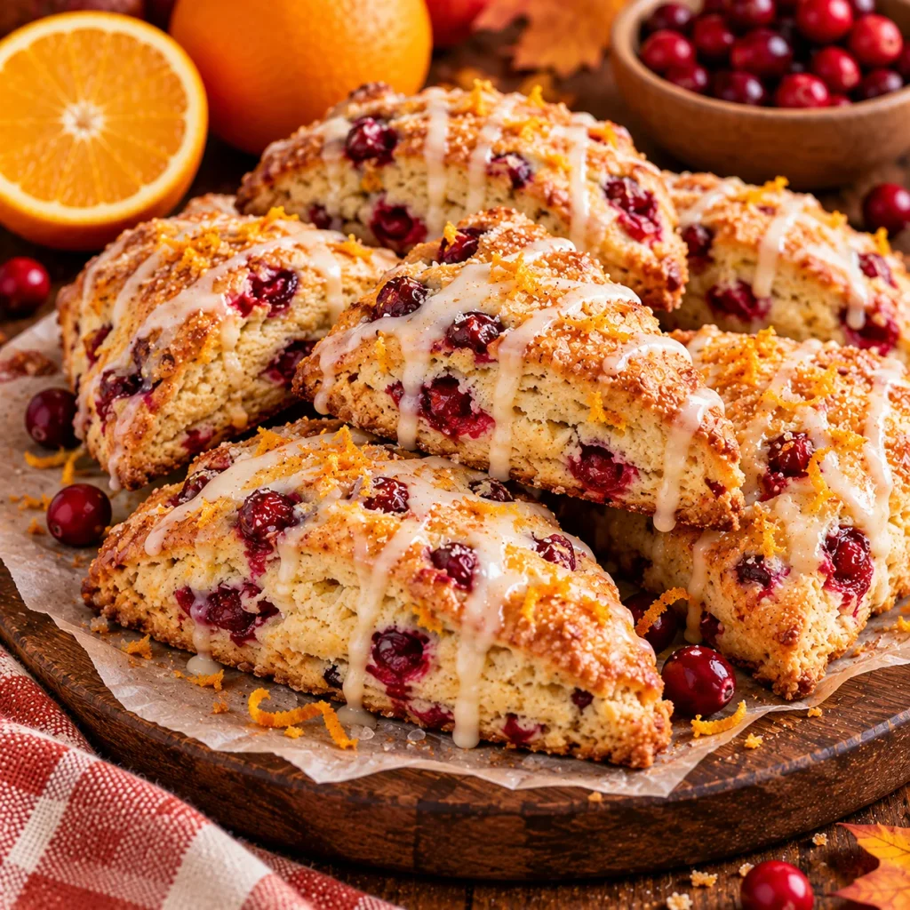 Cranberry Orange Scones