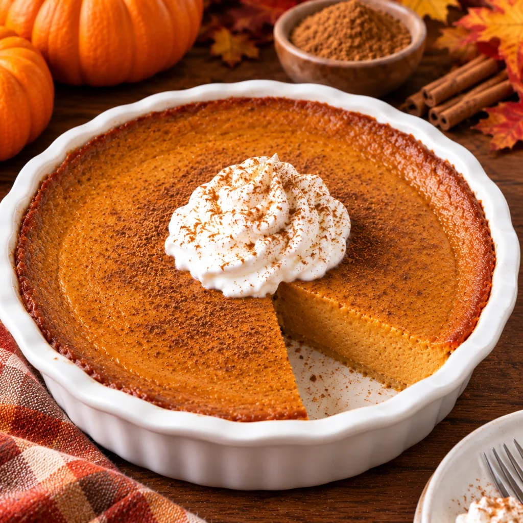 Crustless Pumpkin Pie