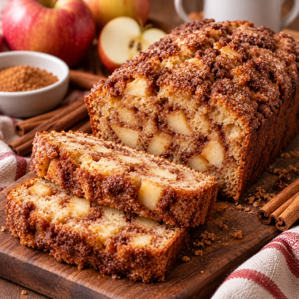 Easy Cinnamon Apple Bread