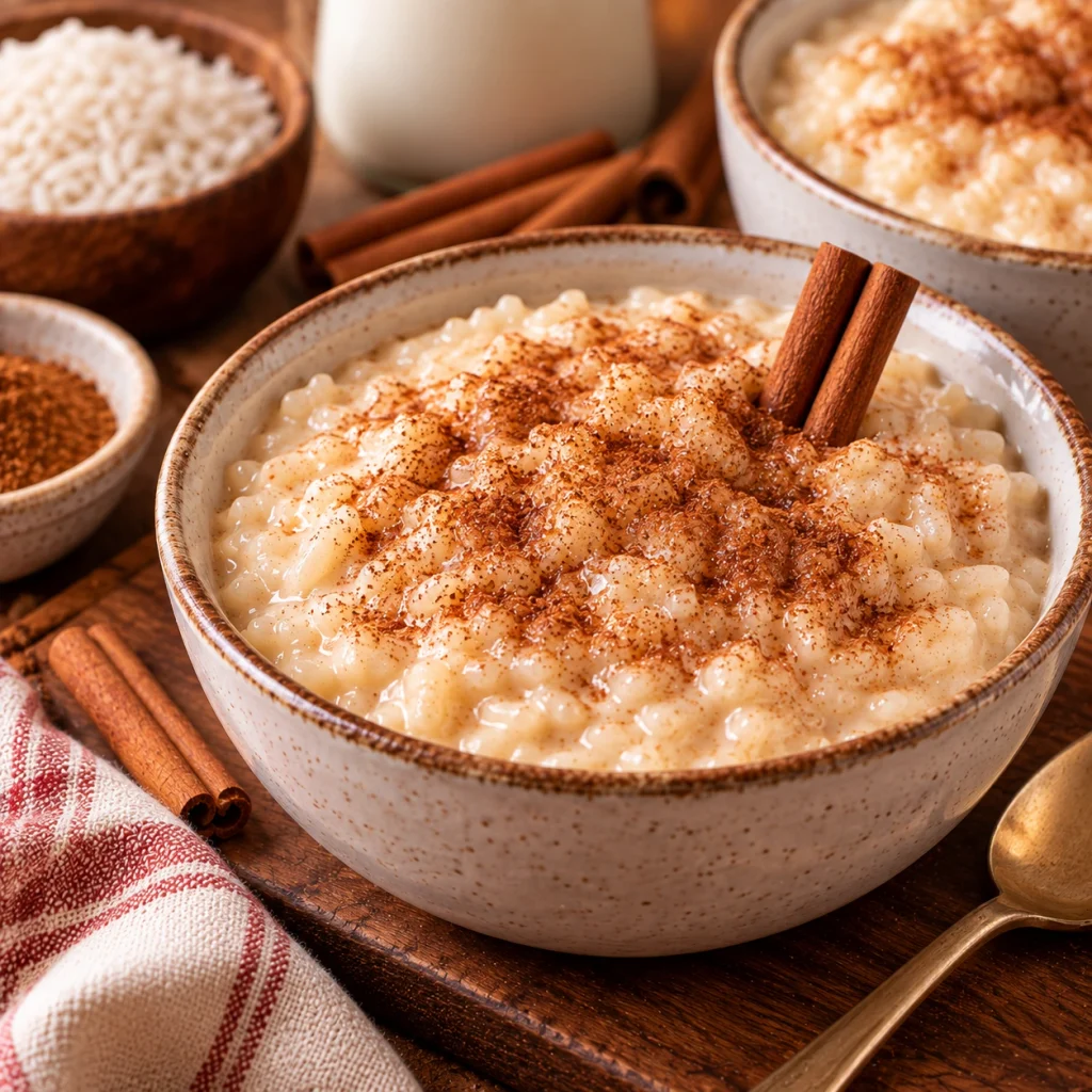 Easy Cinnamon Rice Pudding