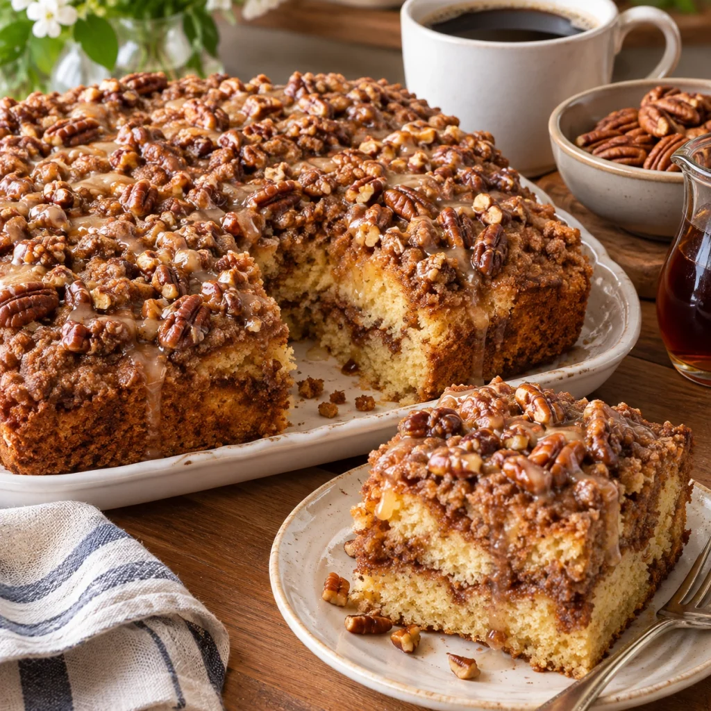 Maple Pecan Coffee Cake for Lazy Weekend Mornings