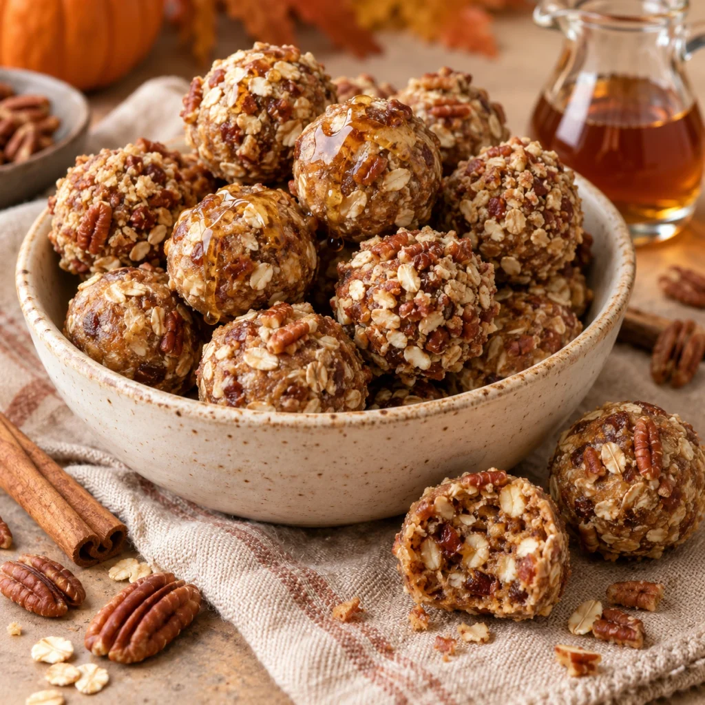 Maple Pecan Energy Bites