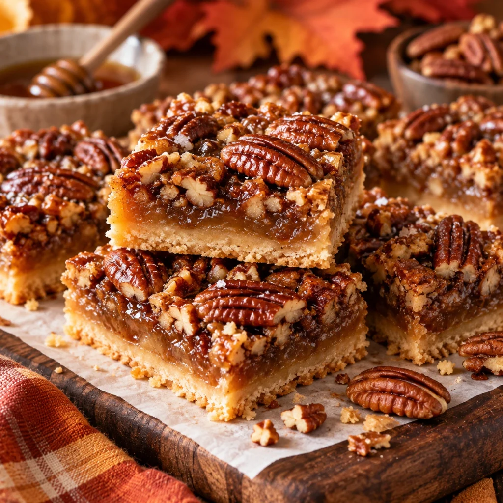 Maple Pecan Pie Bars