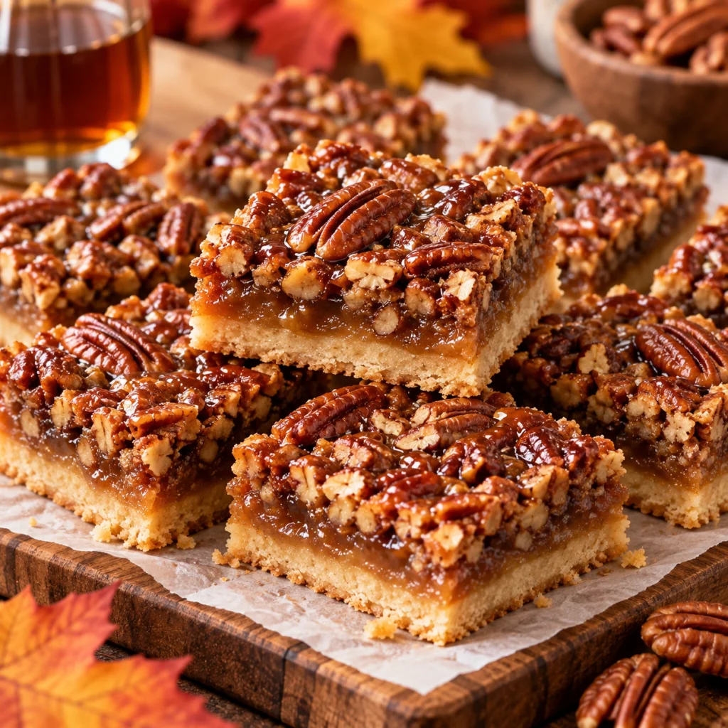 Maple Pecan Pie Bars