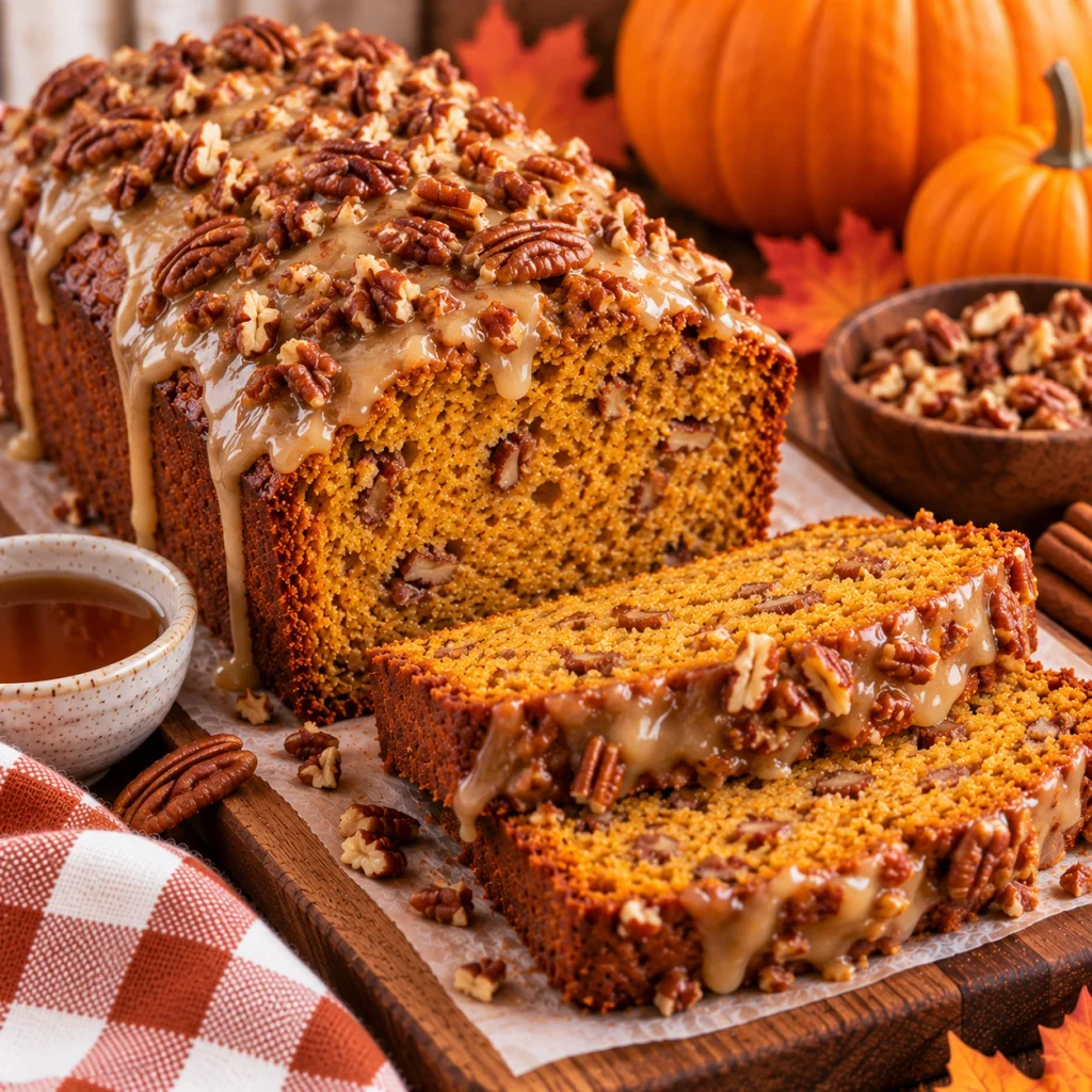 Maple Pecan Pumpkin Bread