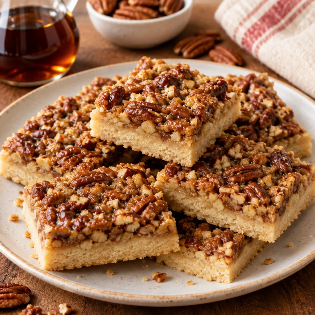 Maple Pecan Shortbread