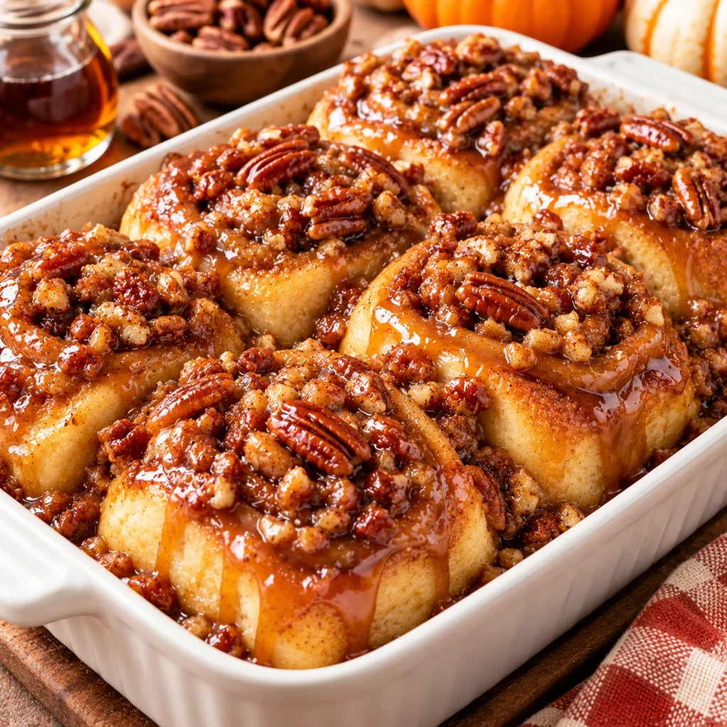Maple Pecan Sticky Buns