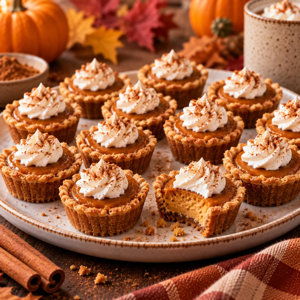 Mini Pumpkin Pie Bites