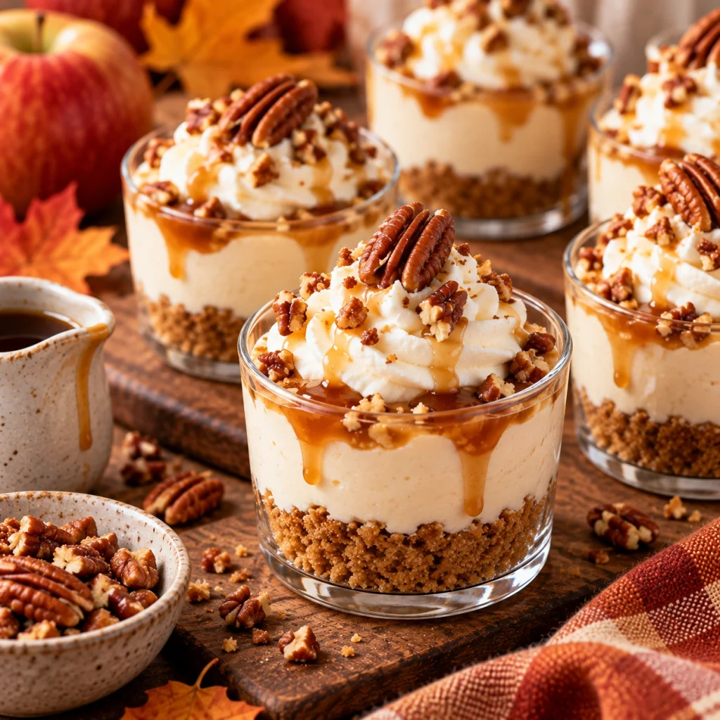 No-Bake Maple Cheesecake Cups