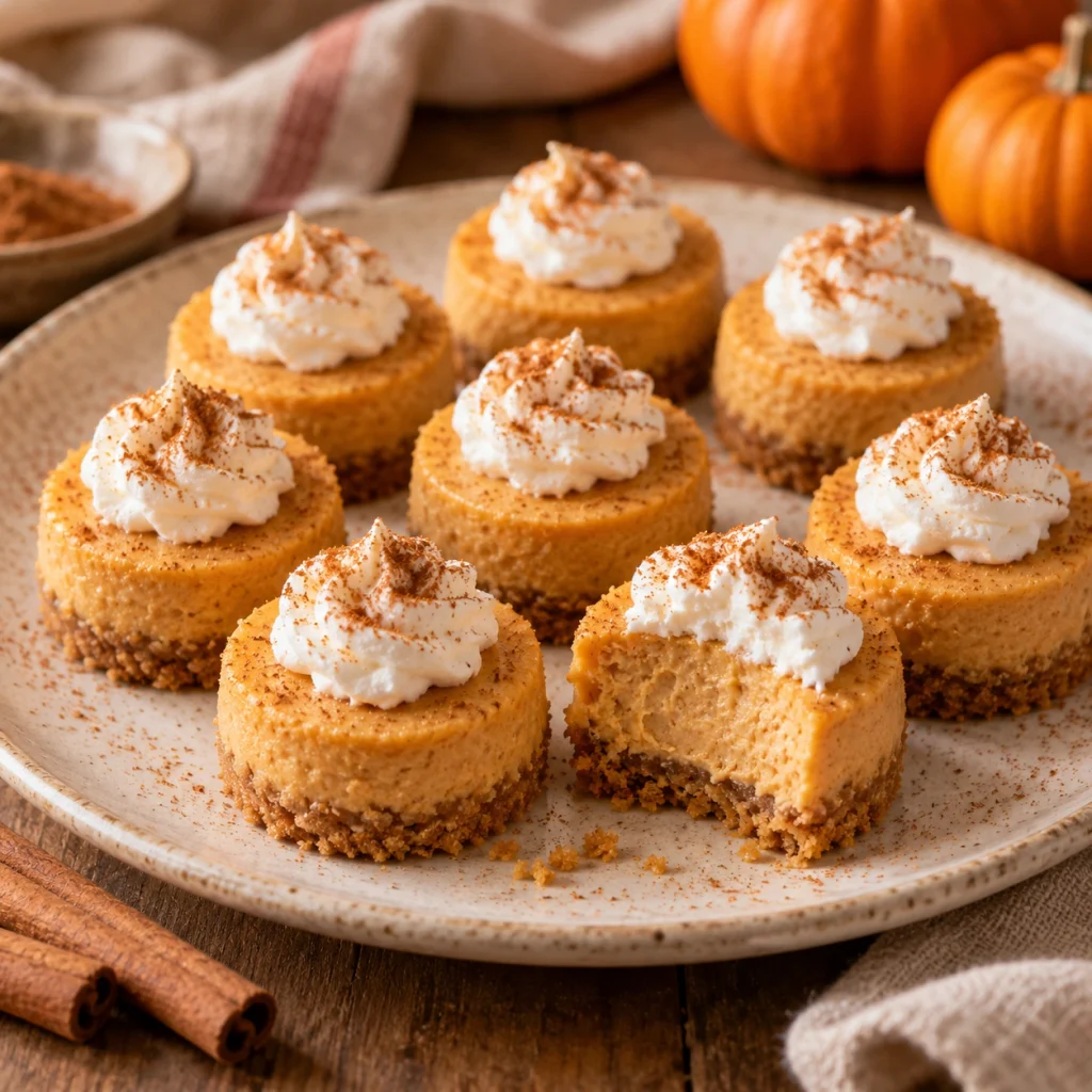 No-Bake Pumpkin Cheesecake Bites
