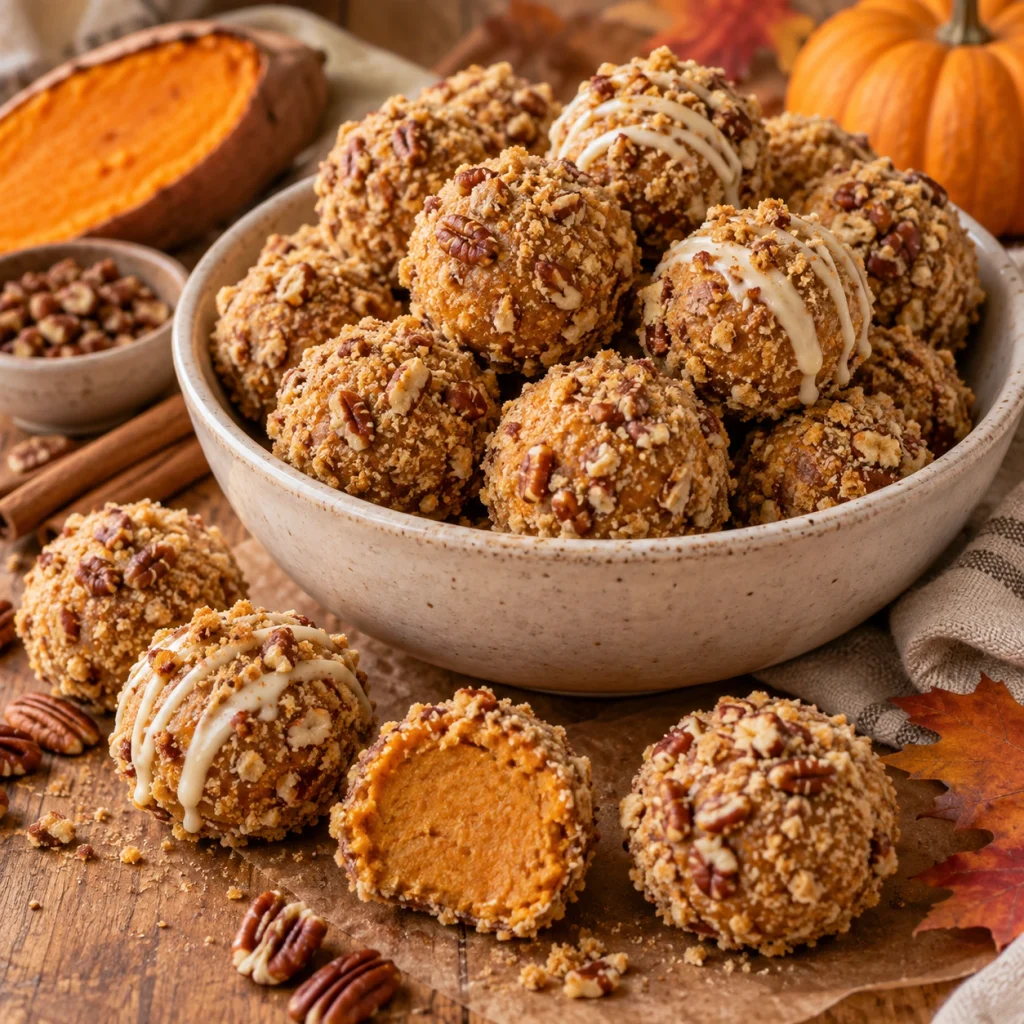 No-Bake Sweet Potato Pie Balls